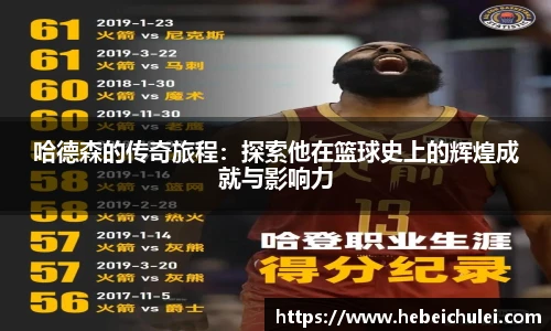 哈德森的传奇旅程:探索他在篮球史上的辉煌成就与影响力